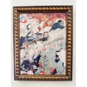 Anthropologie Gold Framed Print of Street Art - 7 by Nicki Clendening